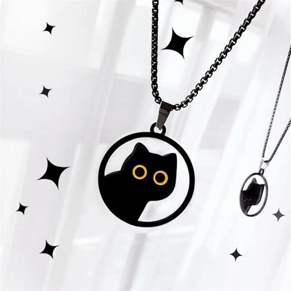 JIJI THE BLACK CAT NECKLACE