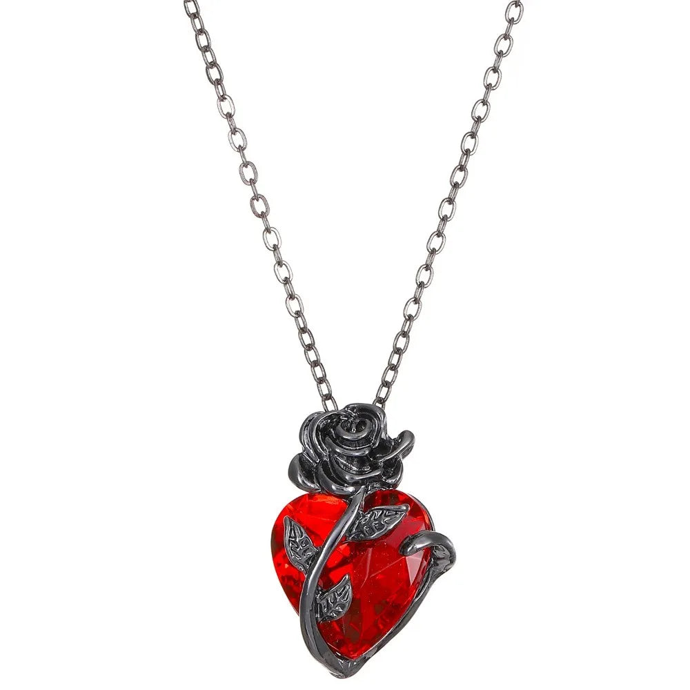 BLEEDING ROSE NECKLACE