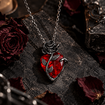 BLEEDING ROSE NECKLACE