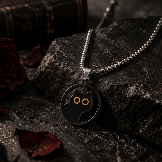 JIJI THE BLACK CAT NECKLACE