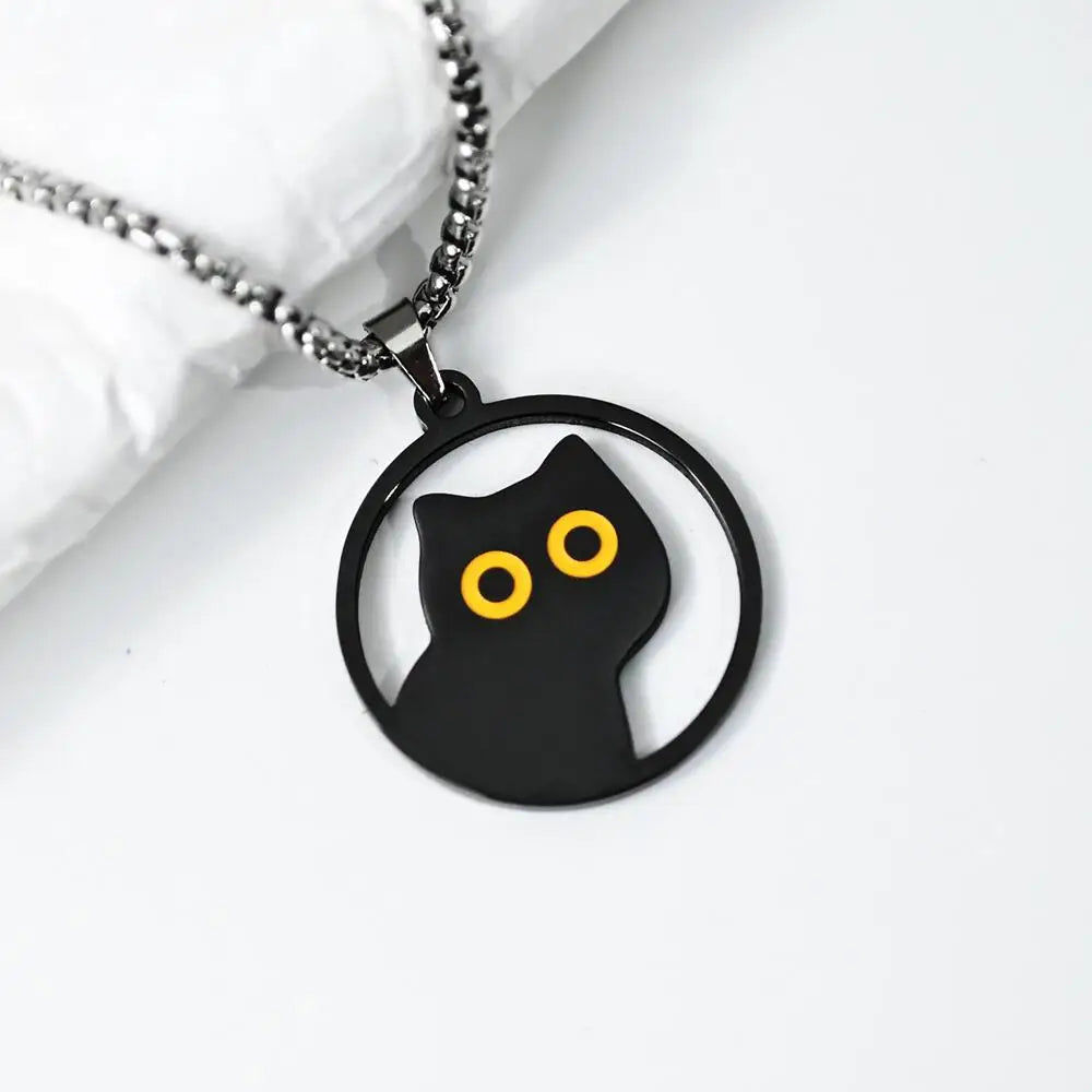 JIJI THE BLACK CAT NECKLACE