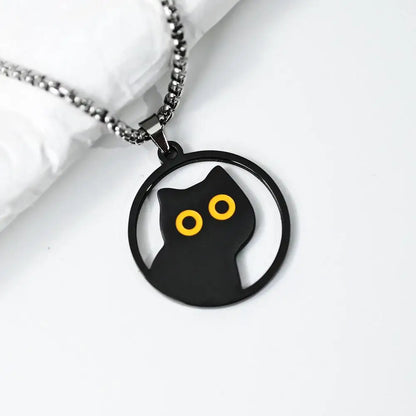 JIJI THE BLACK CAT NECKLACE