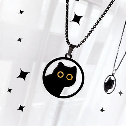 JIJI THE BLACK CAT NECKLACE