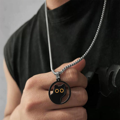 JIJI THE BLACK CAT NECKLACE