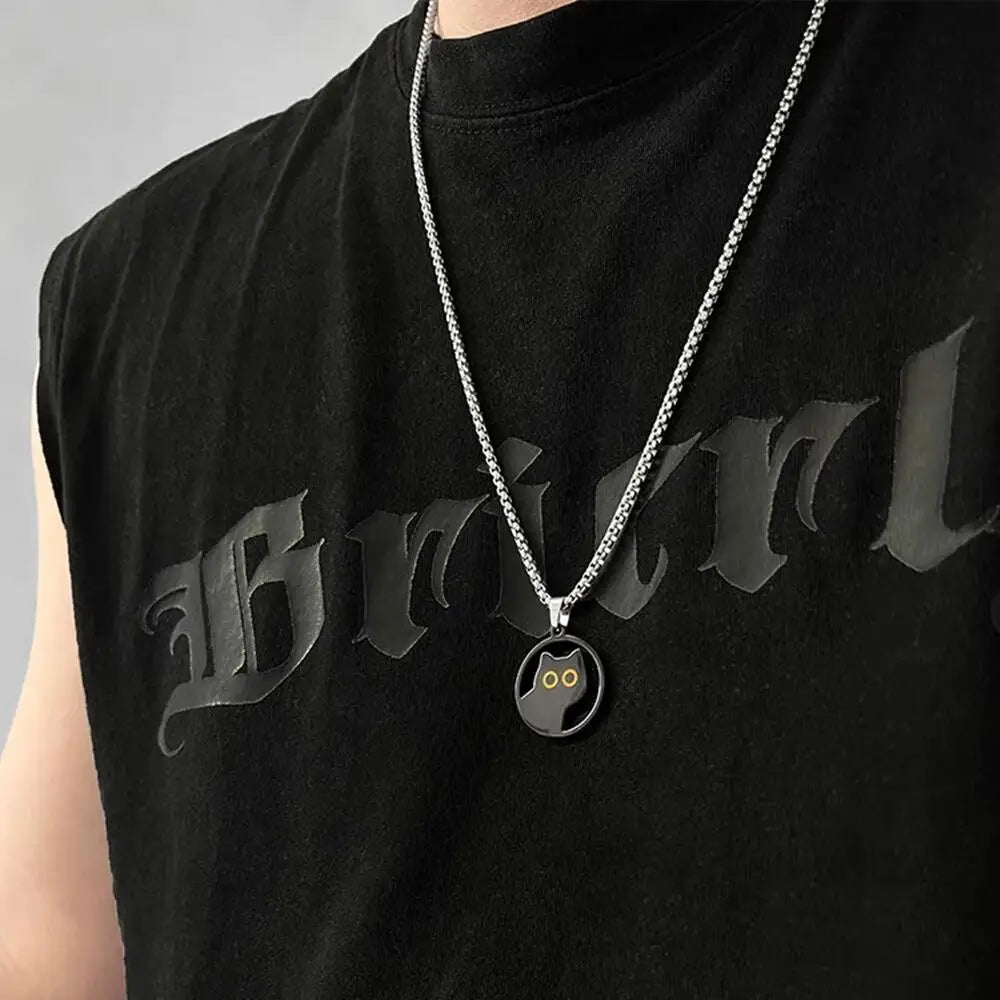 JIJI THE BLACK CAT NECKLACE